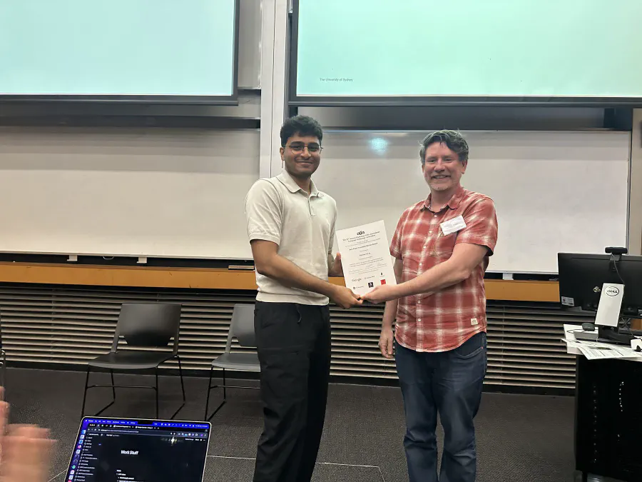 Dipankar at ALTA 2025, Sydney.