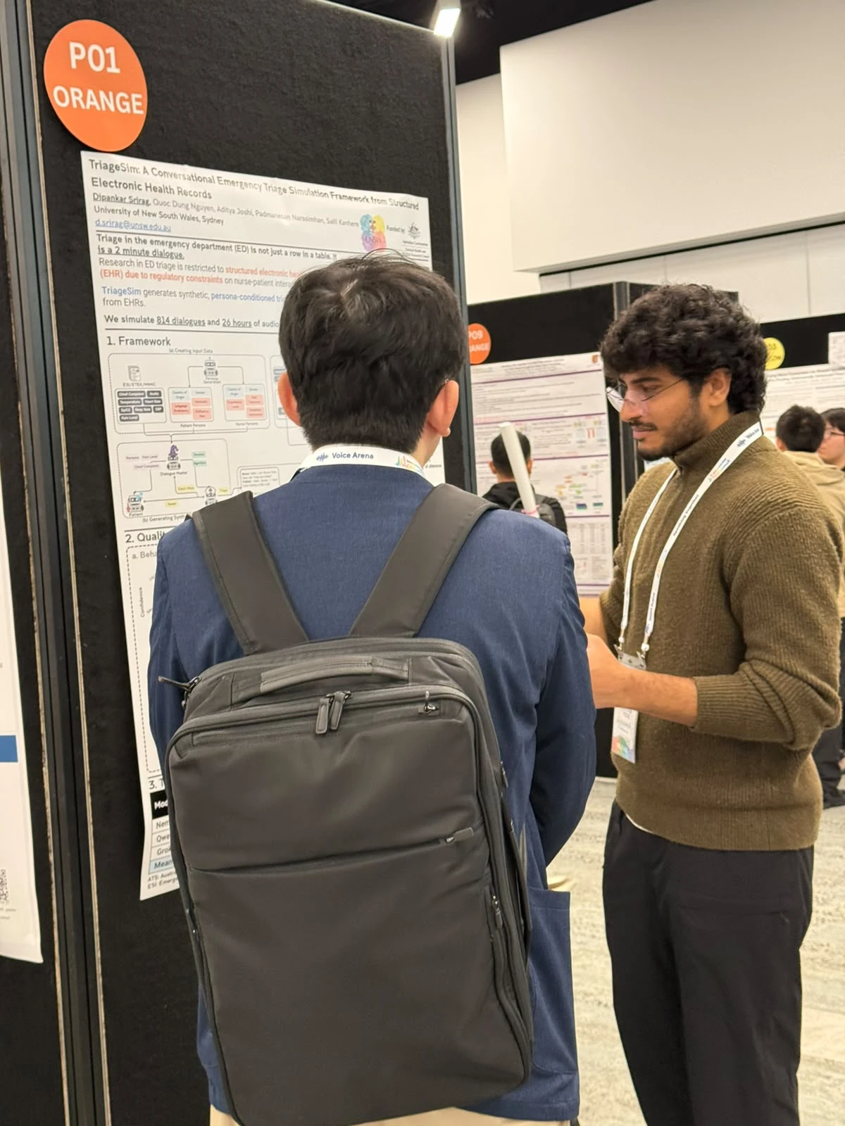 Dipankar at Interspeech 2026, Sydney.