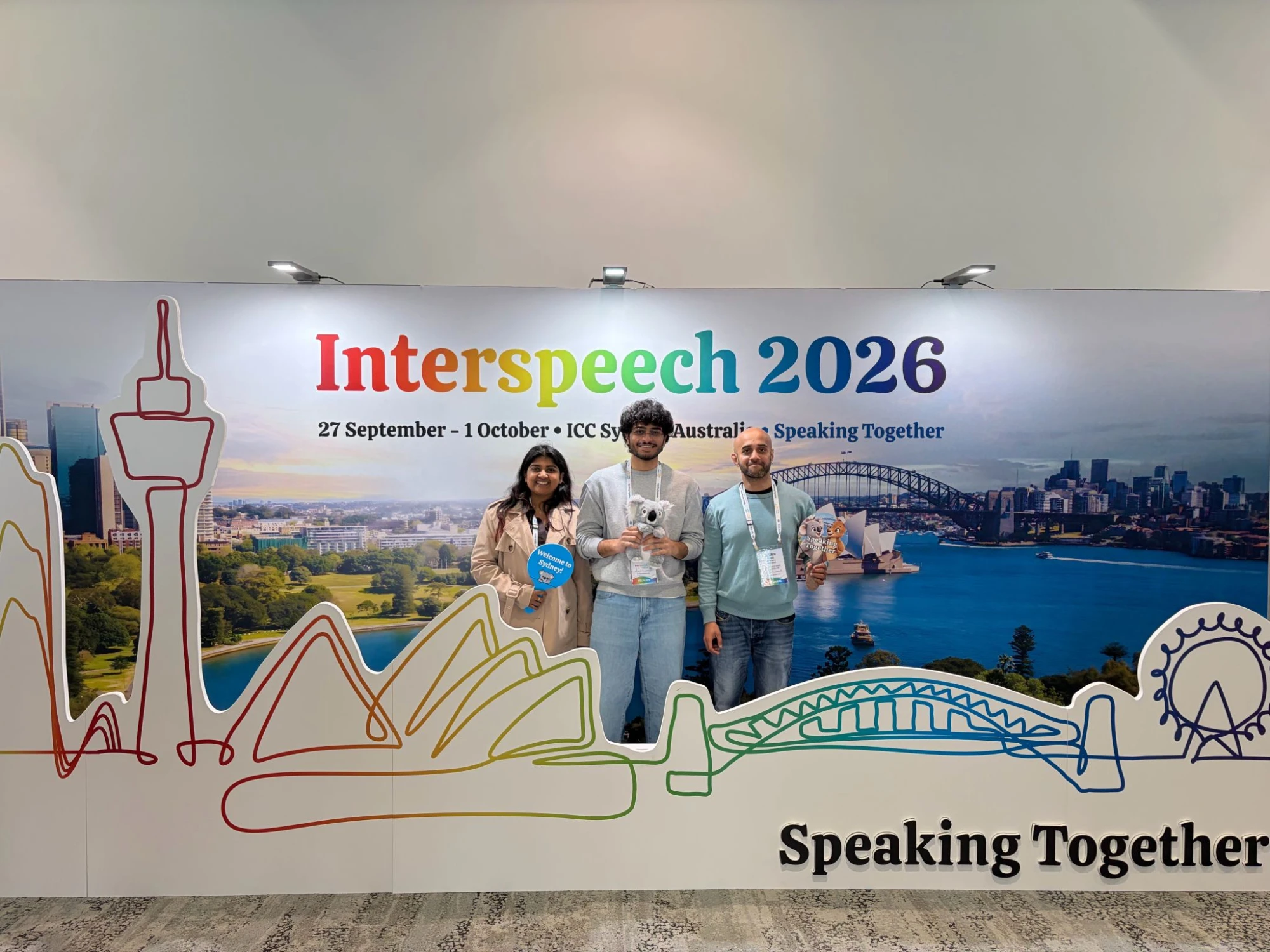 The group at Interspeech 2026, Sydney.